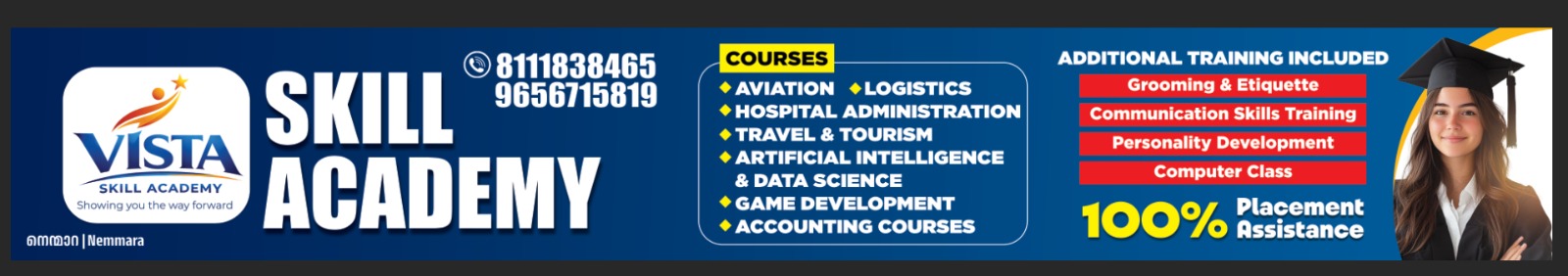 VISTA Skill Academy – Aviation, Logistics, AI, Game Development, Accounting Courses with Placement Assistance